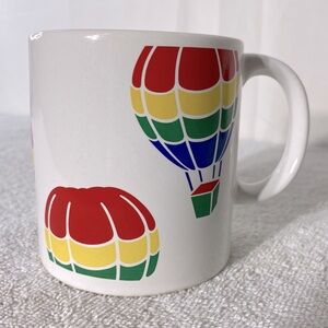 Vintage FTD Especially For You Rainbow Hot Air Balloon Ceramic Collectible Mug